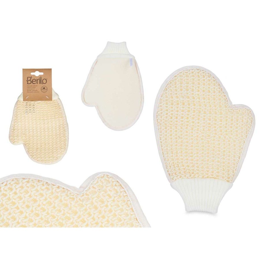Skrubbehandske Berilo B7083-12 Hvid Beige (12 enheder) #5