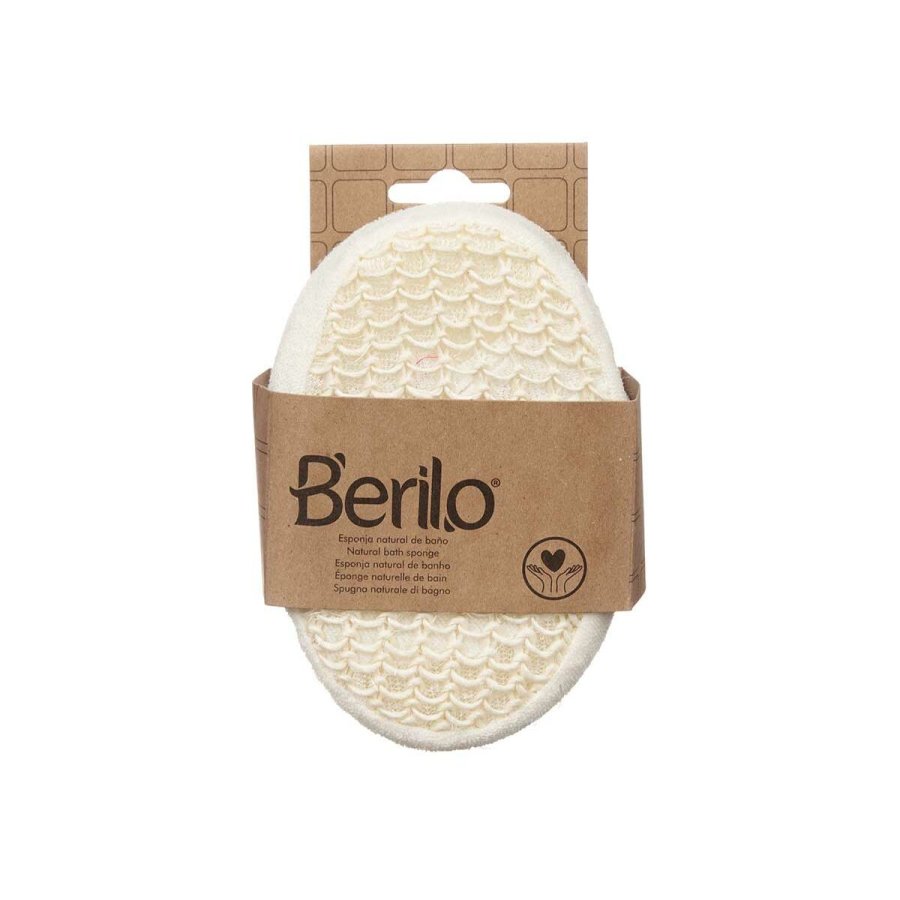 Svamp til Kroppen Berilo B7083-8 Hvid Beige 11 x 15 x 5 cm (12 enheder) #3