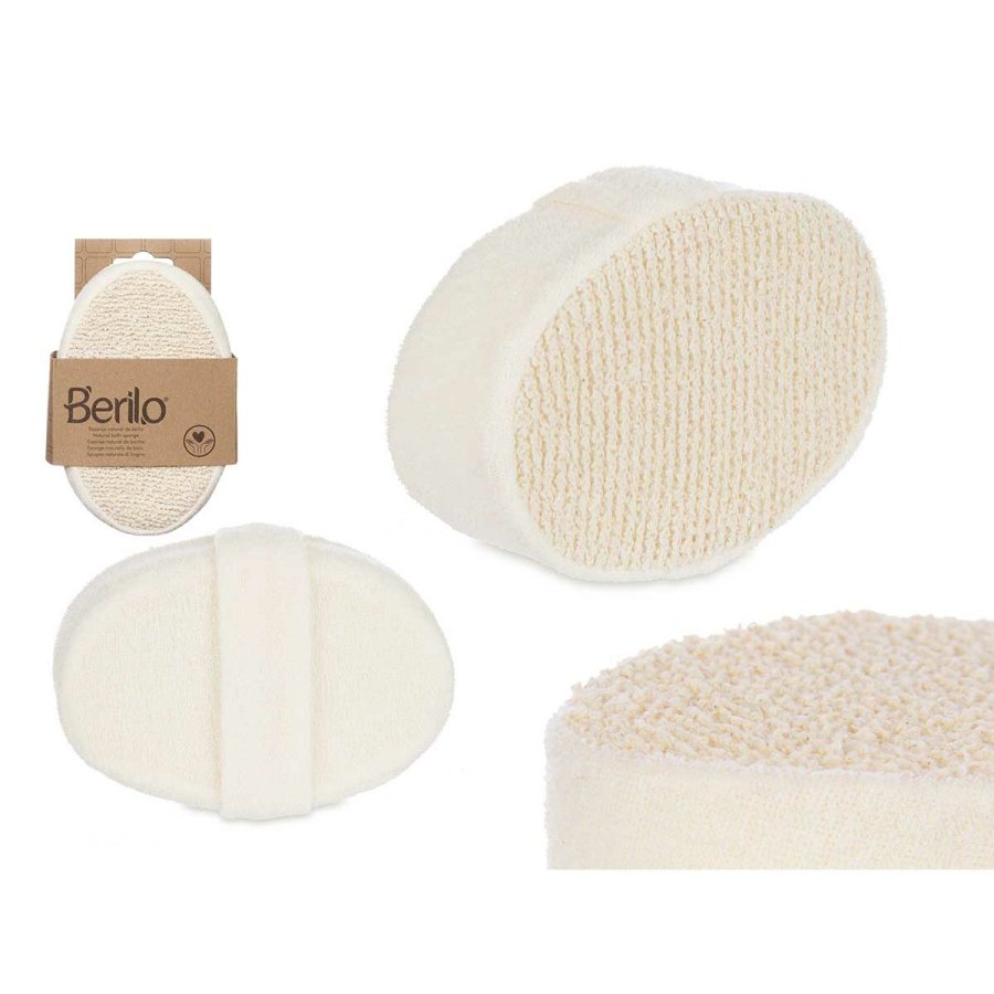 Svamp til Kroppen Berilo B7081-8 Hvid Beige 15 x 5 x 10 cm (12 enheder) #5