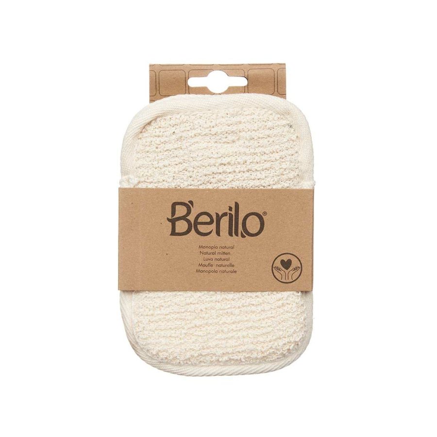 Skrubbehandske Berilo B7081-5 Hvid Beige (12 enheder) #3