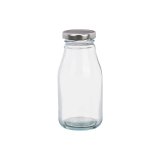 Glasflaske Vivalto Gennemsigtig S�lvfarvet PVC Metal Glas 250 ml (6 enheder) #2