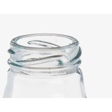 Glasflaske Vivalto Gennemsigtig S�lvfarvet PVC Metal Glas 250 ml (6 enheder) #5