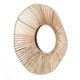 Vgspejl Gift Decor Natur Blger 41 x 8 x 41 cm (6 enheder) #2