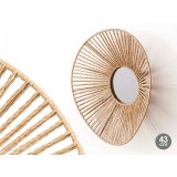 Vgspejl Gift Decor Natur Oval 43 x 13,5 x 38 cm (4 enheder) #2