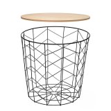 Sofabord Gift Decor Brun Sort 39,5 x 37 x 39,5 cm (6 enheder) #3