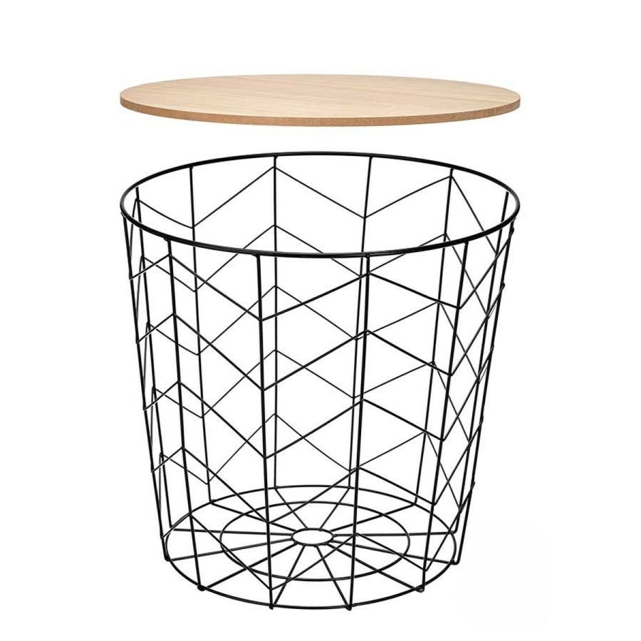 Sofabord Gift Decor Brun Sort 39,5 x 37 x 39,5 cm (6 enheder) #3