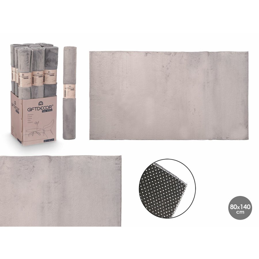 T�ppe Gift Decor Soft Gr� 140 x 80 cm (9 enheder) #4