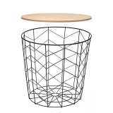 Sofabord Gift Decor Brun Sort 44,5 x 53,5 x 44,5 cm (6 enheder) #2