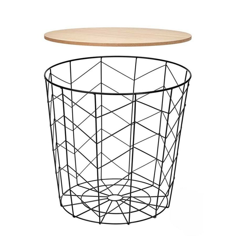 Sofabord Gift Decor Brun Sort 44,5 x 53,5 x 44,5 cm (6 enheder) #2