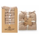 St med puder Gift Decor Brun 2 Dele (6 enheder) #4