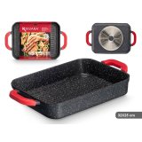 Grill Kinvara Hvid Sort R�d Silikone Aluminium 32 x 25 cm #2