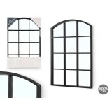 Vgspejl Gift Decor Sort Vindue 50,5 X 2,5 X 76 cm (4 enheder) #3