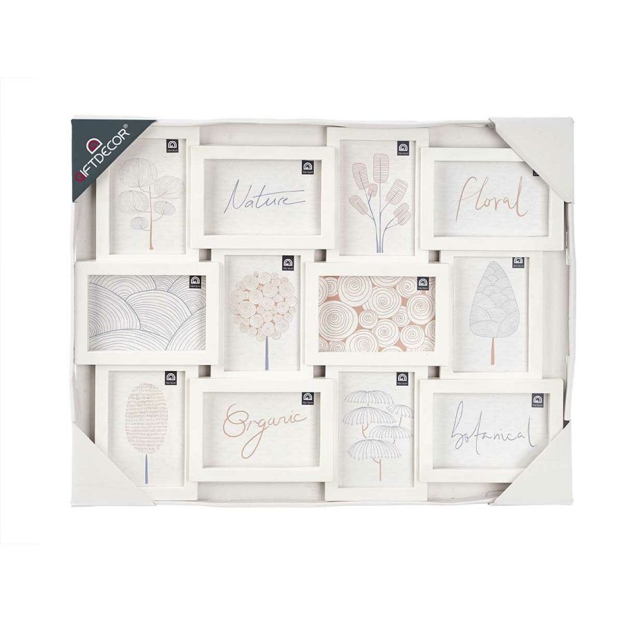 Vg billedramme Gift Decor Hvid polypropylen (4 enheder) #4