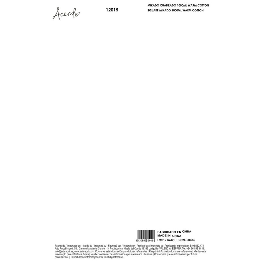 Duftpinde Acorde WARM COTTON 1 L (4 enheder) #3