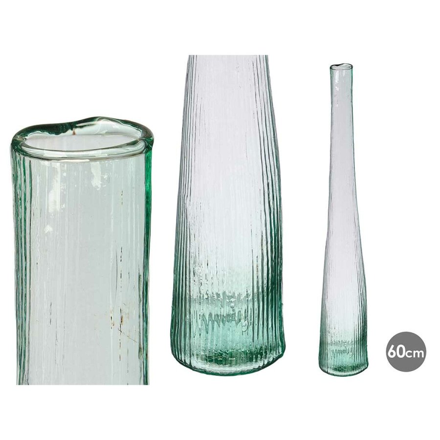 Vase Gift Decor Gennemsigtig Glas (6 enheder) #3