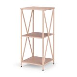 Hylder Gift Decor Brun Metal 33 x 33 x 75 cm #1