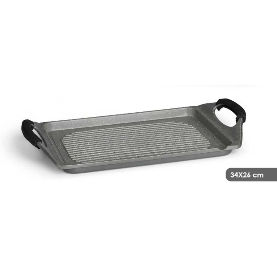 Grill Kinvara Hvid R�d Gr� Silikone Aluminium 34 x 26 cm #2