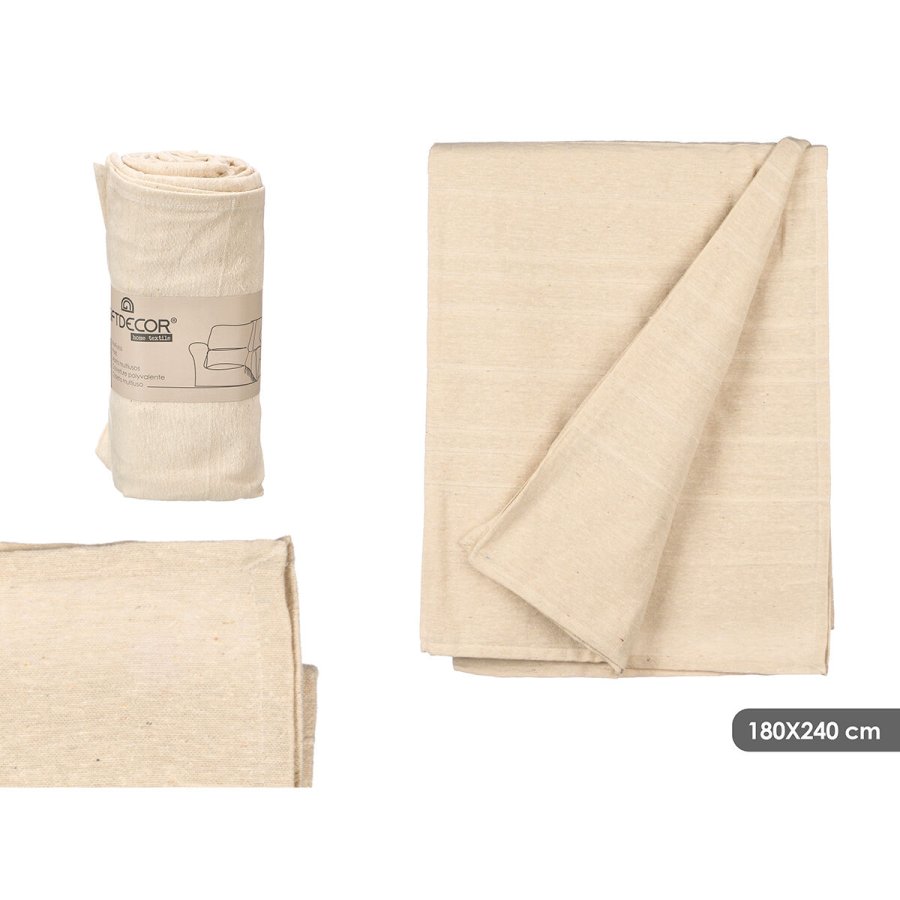 Senget�ppe (vatt�ppe) Gift Decor Beige 180 x 240 cm Striber (9 enheder) #3