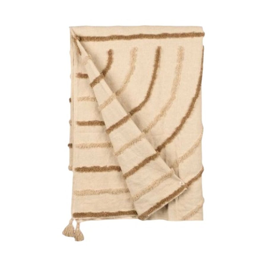 Senget�ppe (vatt�ppe) Gift Decor Brun 220 x 150 cm Striber (9 enheder) #3