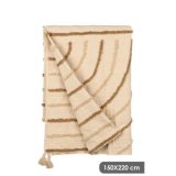 Senget�ppe (vatt�ppe) Gift Decor Brun 220 x 150 cm Striber (9 enheder) #2