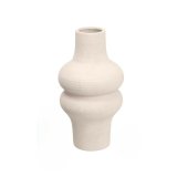 Vase Gift Decor 20034-WH 20034-WH Hvid Keramik 18 x 34,5 x 18 cm #1