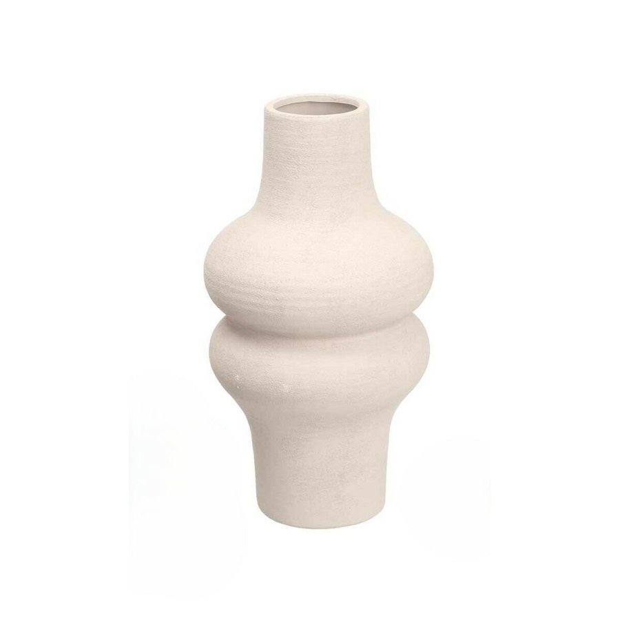 Vase Gift Decor 20034-WH 20034-WH Hvid Keramik 18 x 34,5 x 18 cm #1