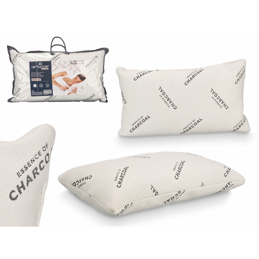 Viscoelastisk pude Gift Decor Hvid 70 x 15 x 40 cm (6 enheder) #3