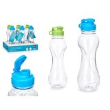 Vandflaske Leknes Bl� Gr�n polypropylen Terephthalat-polyethylen (PET) 600 ml (6 enheder) #3