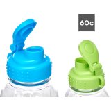 Vandflaske Leknes Bl� Gr�n polypropylen Terephthalat-polyethylen (PET) 600 ml (6 enheder) #5