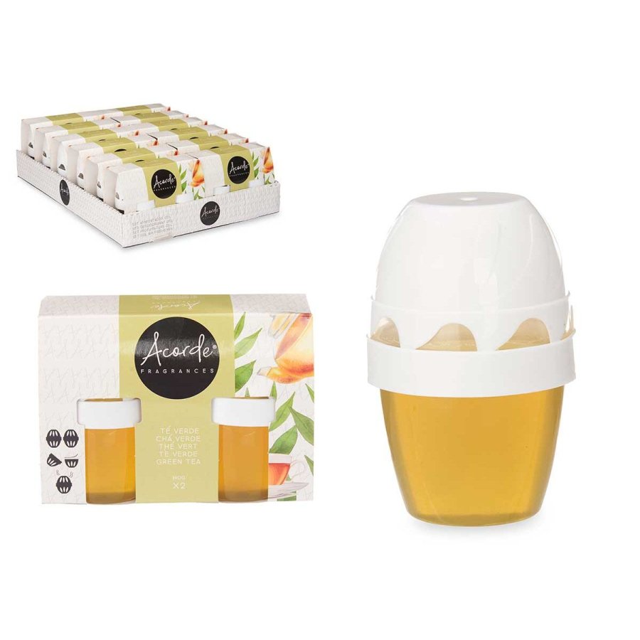 S�t med luftfriskere Acorde Gr�n Te 2 Dele (12 enheder) #3