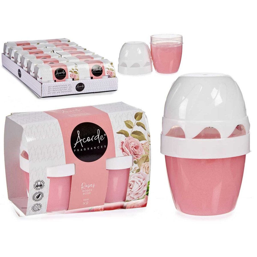 S�t med luftfriskere Acorde Pink 2 Dele (12 enheder) #2