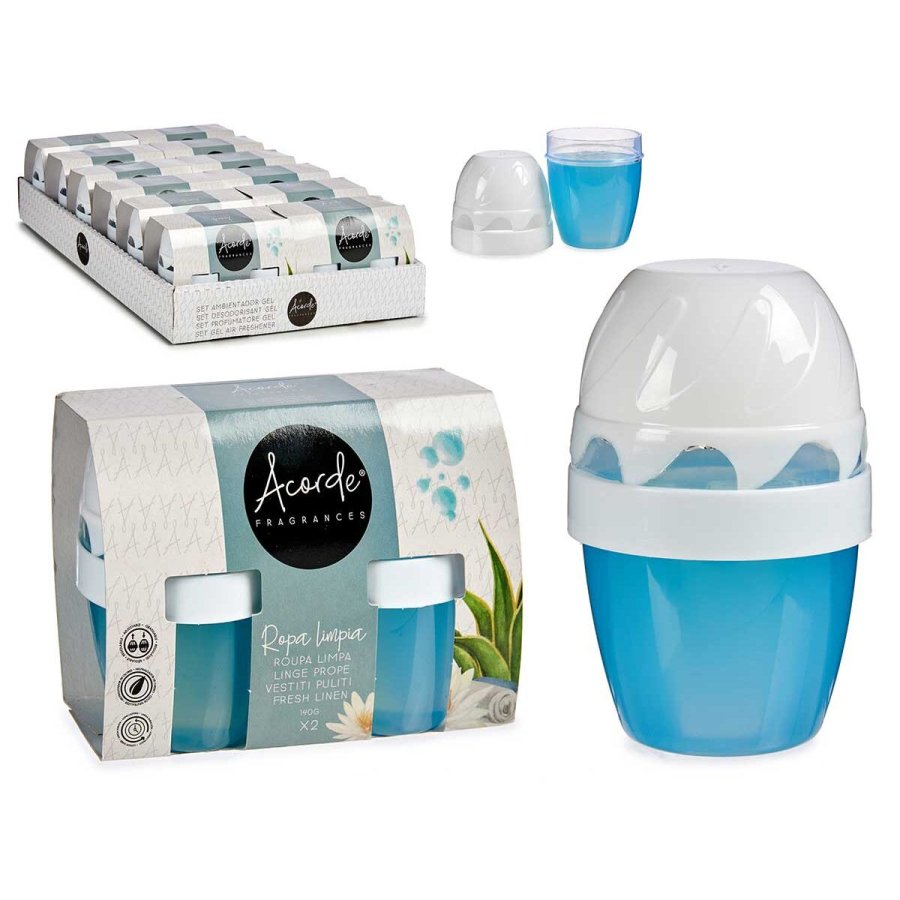 S�t med luftfriskere Acorde Rent t�j 2 Dele (12 enheder) #2