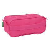 Tredobbelt bretaske Benetton Raspberry 21,5 x 10 x 8 cm Fuchsia #2