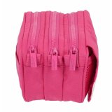 Tredobbelt bretaske Benetton Raspberry 21,5 x 10 x 8 cm Fuchsia #3