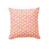 Pude Benetton Gul Pink ble 40 x 40 cm Firkantet #1
