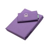 Dynebetrk st Benetton Rainbow Grn Lilla 63 x 63 cm 2 Dele #1
