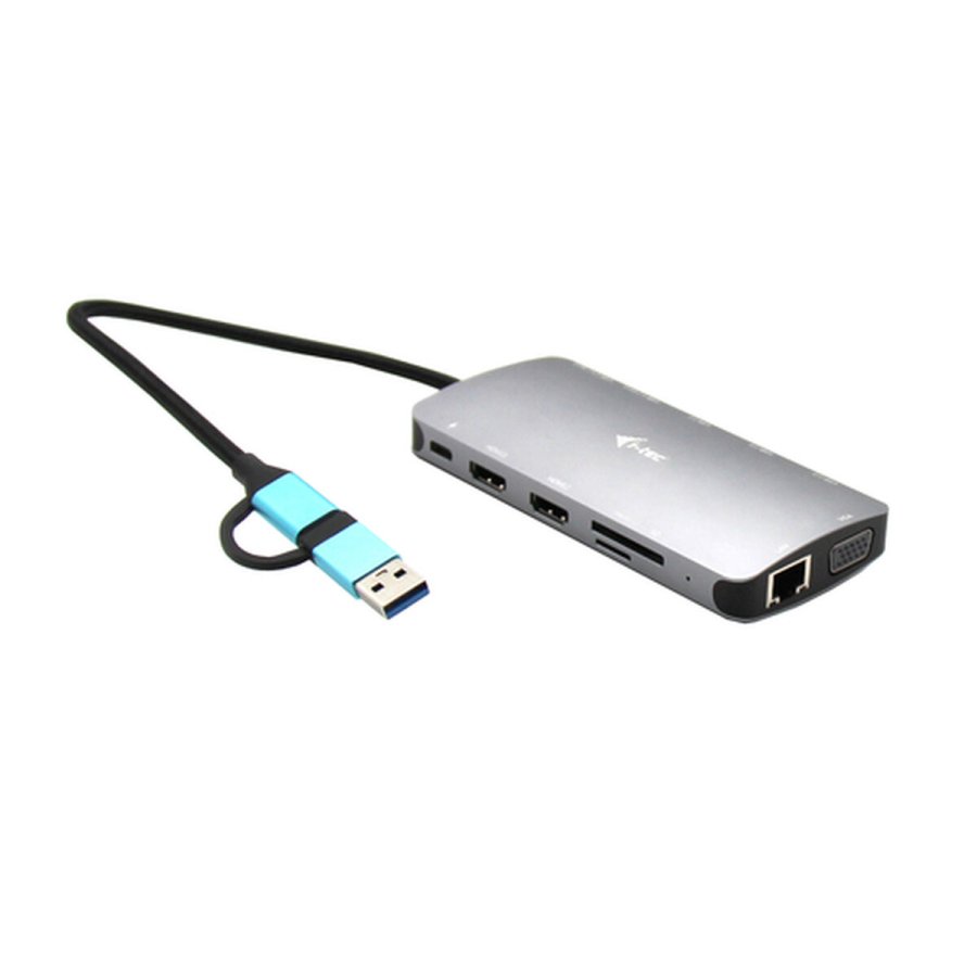 USB Hub i-Tec CANANOTDOCKPD S�lvfarvet #1