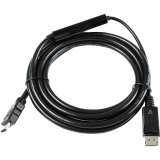 DisplayPort til HDMI kabel V7 V7DP14HDMI21-3M-BLK #1