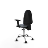 Kontorstol Piqueras y Crespo Ana AS bali gris brazos 2D base cromada ruedas autofrenantes 50mm Gr #4