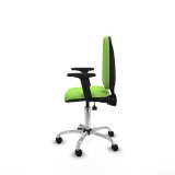 Kontorstol Piqueras y Crespo Ana AS bali pistacho brazos 2D base cromada ruedas nailon 50mm Pistacie #3