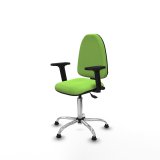 Kontorstol Piqueras y Crespo Ana AS bali pistacho brazos 2D base cromada topes Pistacie #2