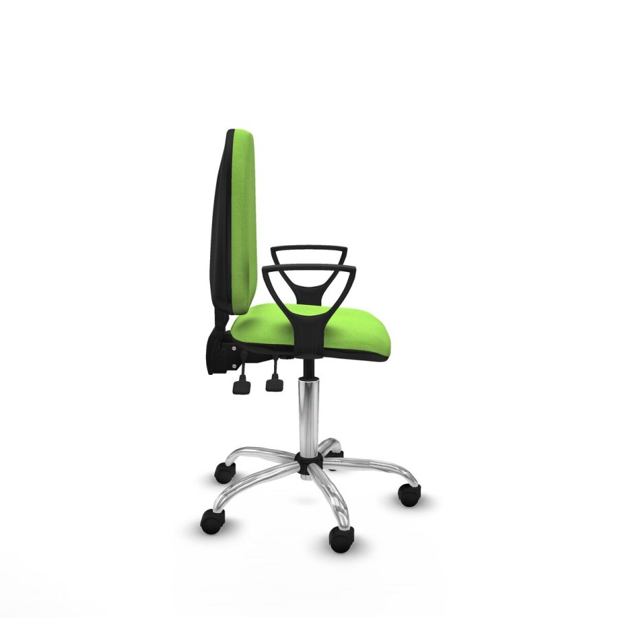 Kontorstol Piqueras y Crespo Ana AS bali pistacho brazos fijos base cromada ruedas nailon 50mm Pistacie #7