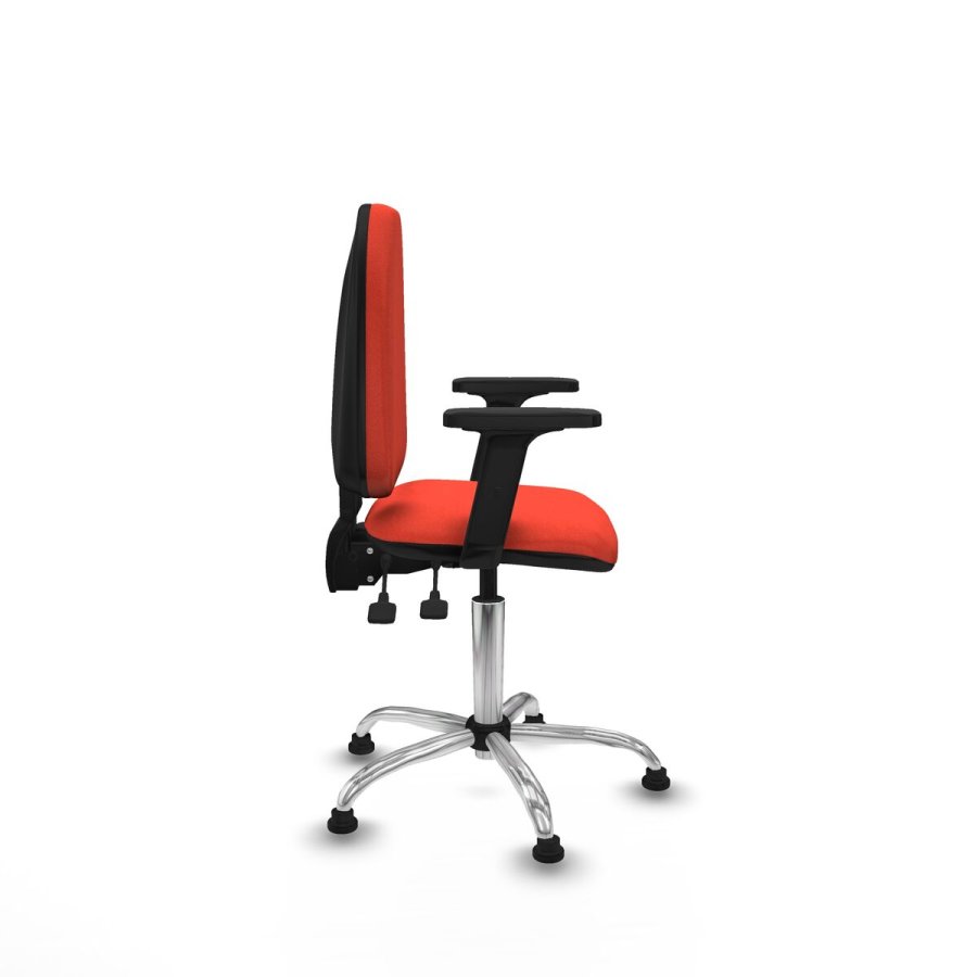 Kontorstol Piqueras y Crespo Ana AS bali naranja oscuro brazos 2D base cromada topes Mrk orange #7