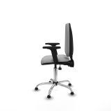 Kontorstol Piqueras y Crespo Ana AS bali gris claro brazos 2D base cromada topes Lysegr #3