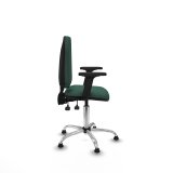 Kontorstol Piqueras y Crespo Ana AS bali verde botella brazos 2D base cromada topes Grn #7