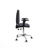 Kontorstol Piqueras y Crespo Ana AS bali gris oscuro brazos 2D base cromada topes Mrkegr #7