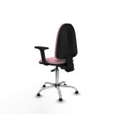 Kontorstol Piqueras y Crespo Ana AS bali rosa brazos 2D base cromada topes Pink #4