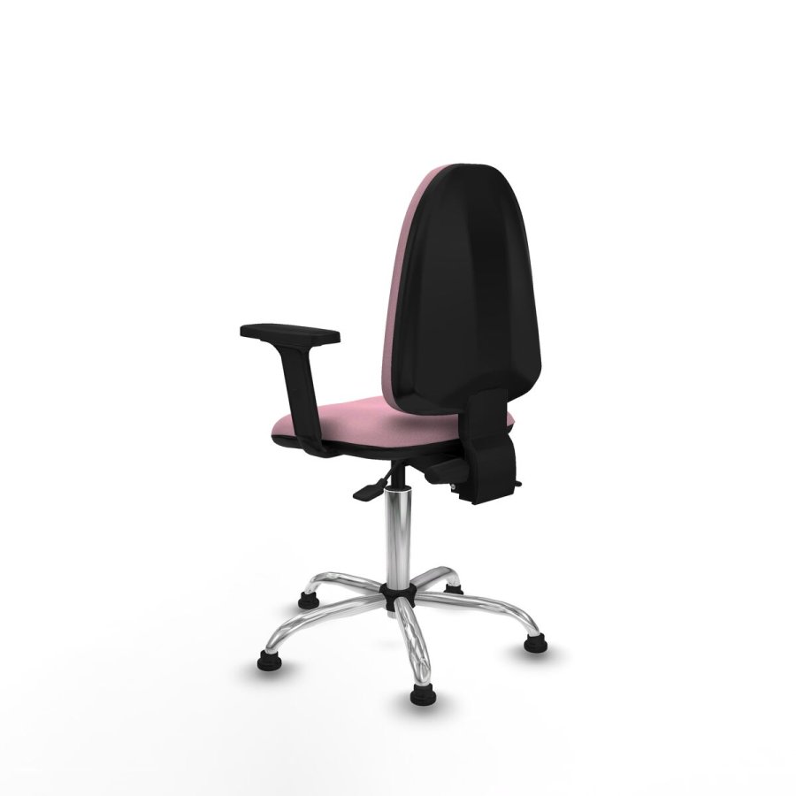 Kontorstol Piqueras y Crespo Ana AS bali rosa brazos 2D base cromada topes Pink #4