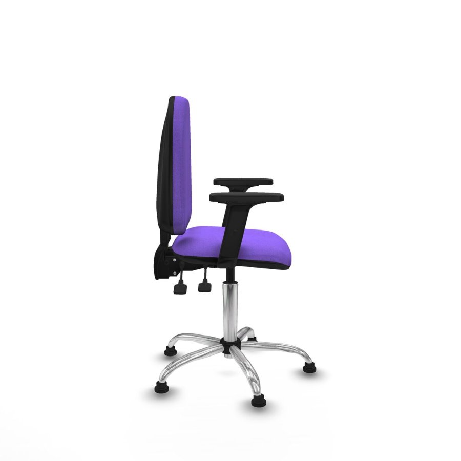 Kontorstol Piqueras y Crespo Ana AS bali lila brazos 2D base cromada topes Syren #7