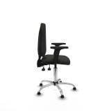 Kontorstol Piqueras y Crespo Ana AS bali negro brazos 2D base cromada topes Sort #7